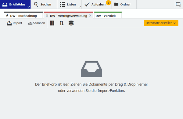1 Importieren mit Drag and Drop